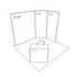 10x10 Booth Backlit Display Kit 08 - PIXLIP USA